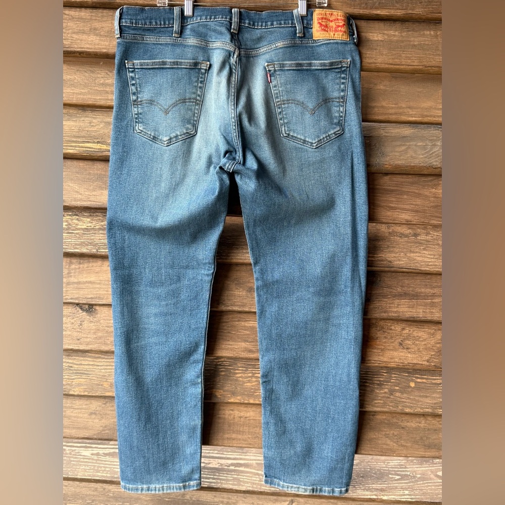 Levi's 505 Men's Light Blue Straight Jeans 40 x 32 - Picture 3 of 10